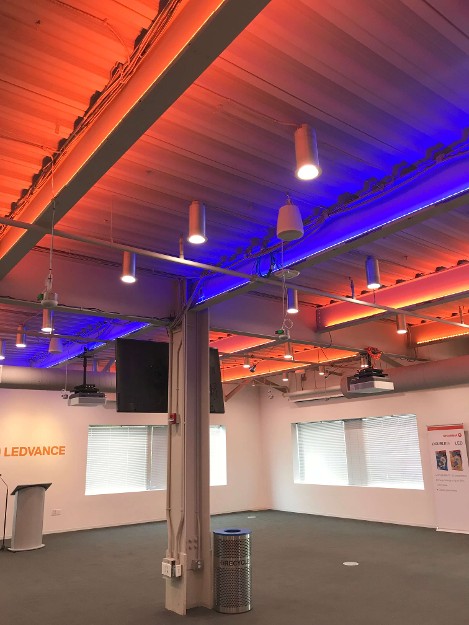 Blue and Orange Lighting